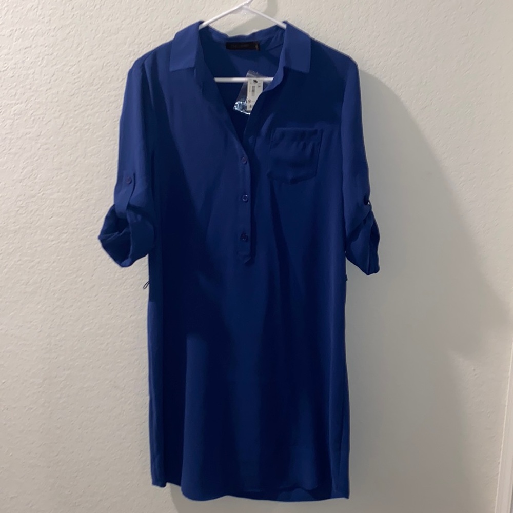 The limited blue dress medium NWT 🎁 modest dress for women with collar